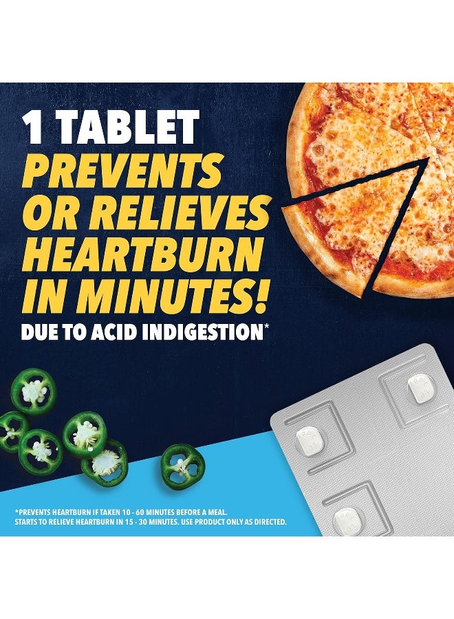Pepcid AC Maximum Strength, 20 mg Famotidine for Heartburn Prevention & Relief, 50 Ct - Image 2